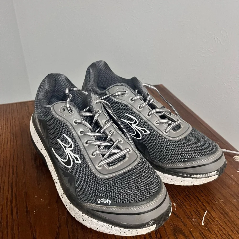 Gravity Defyer Gdefy Mighty Walk Mens Size 11 Blue Gray Walking Comfort Shoes - Picture 2 of 9